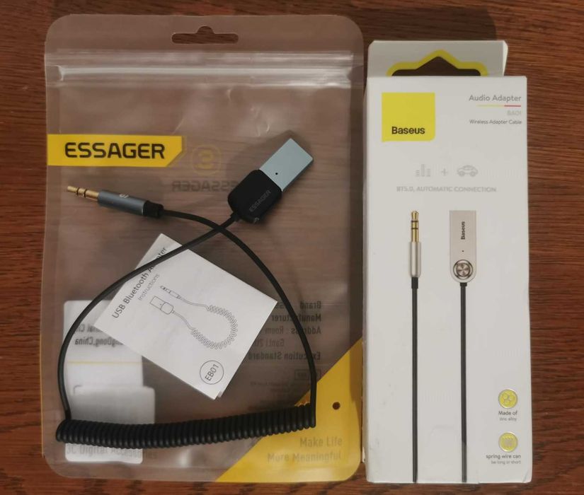 Adaptor Auto Modulator Bluetooth USB jack 3.5 receiver Auxiliar