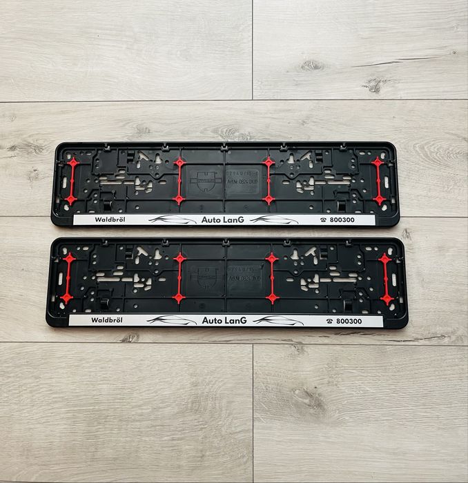 Оригинални немски подложки за номера за Mercedes/Porsche