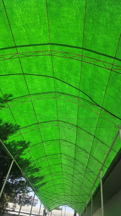 Банер тент баннер бассейн и сарафан навес  установка