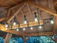 Candelabru rustic