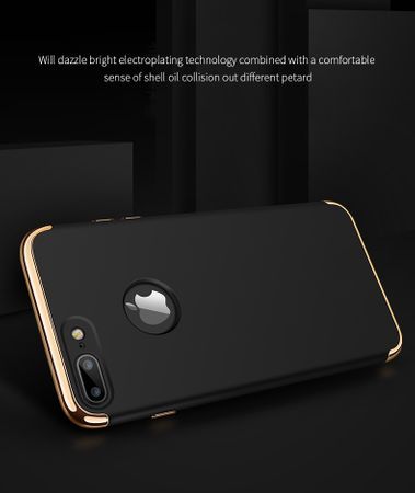 Husa telefon Iphone 7 ofera protectie 3in1 Ultrasubtire - Lux Black