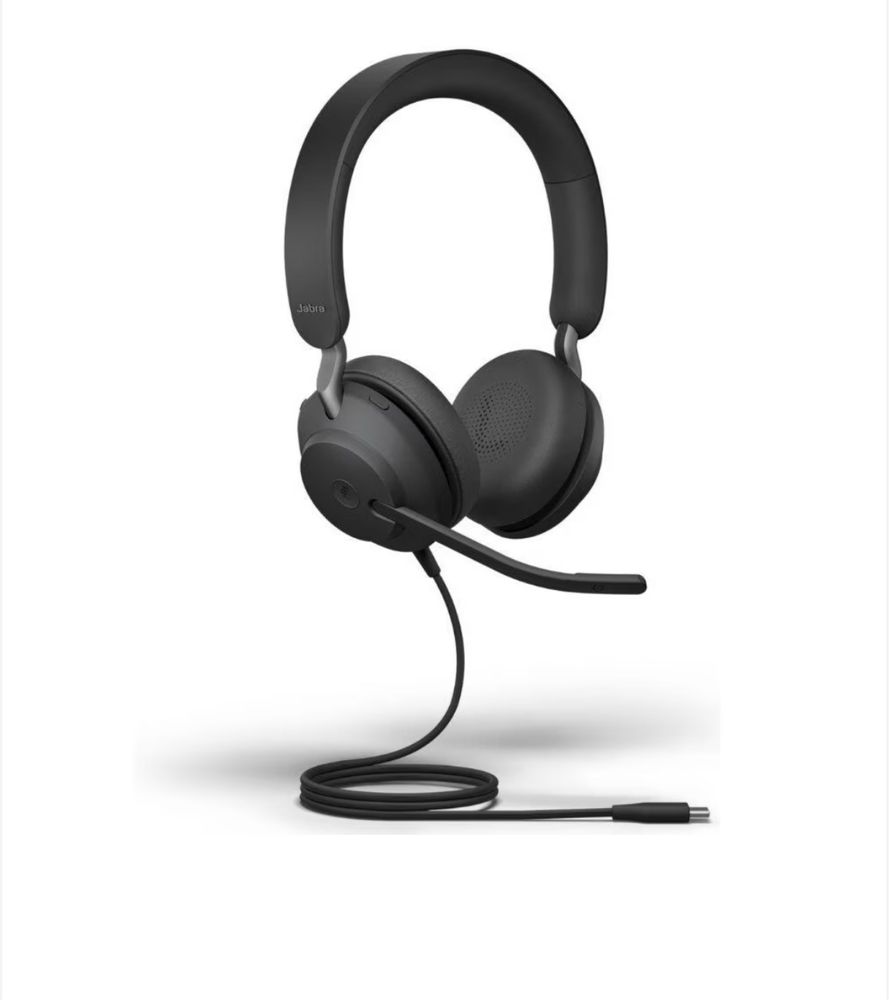 Jabra Evolve2 40 MS Stereo - Headset Ideal pentru Birou