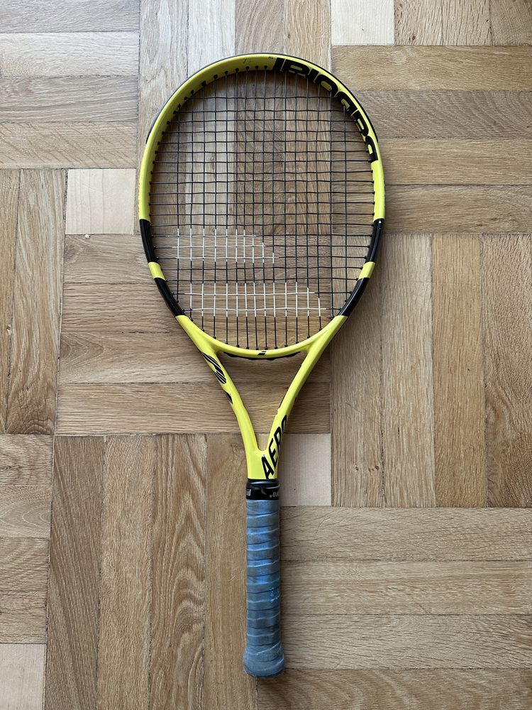 Rachetă Tenis Pure Aero 26 Negru-Galben Copii