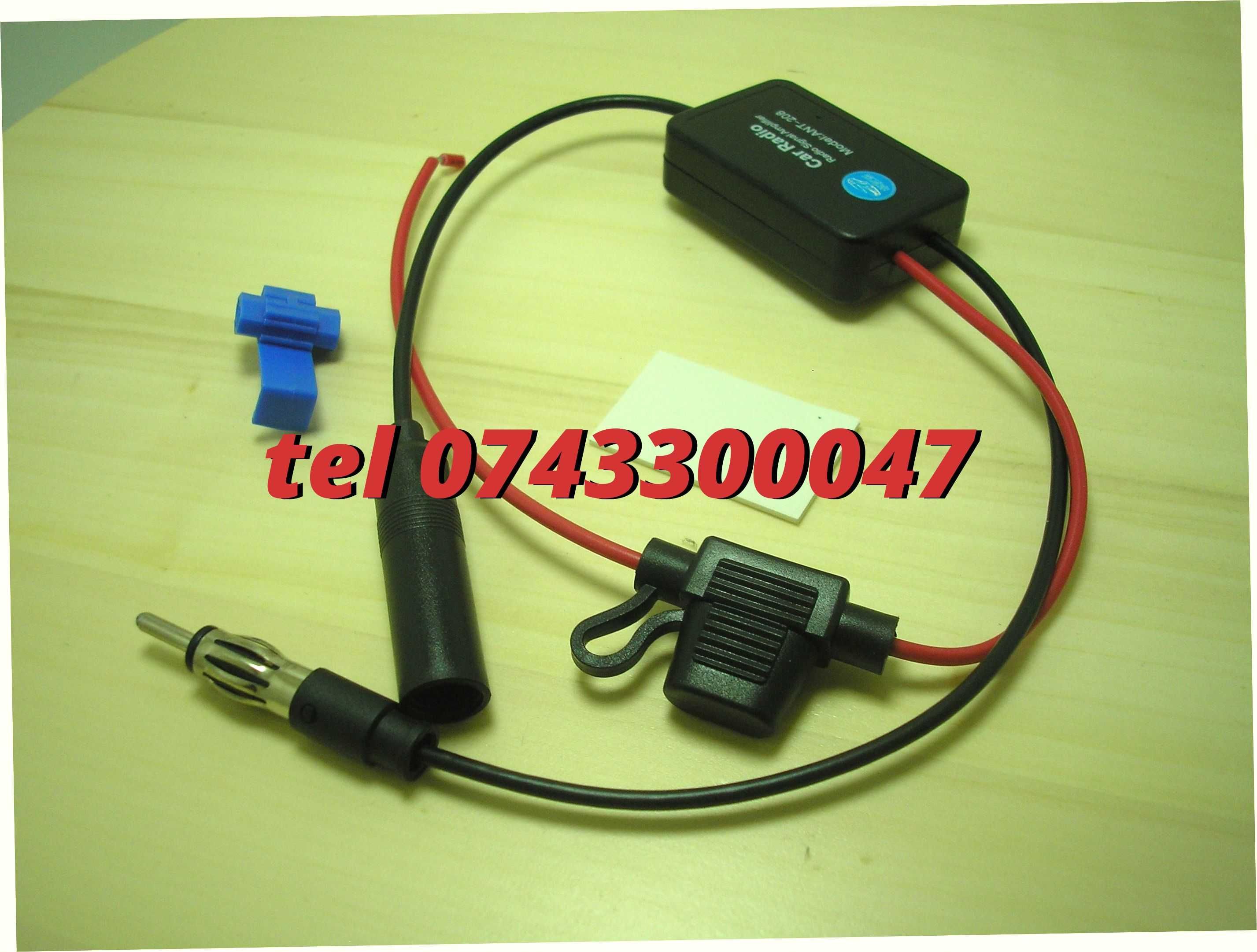 Amplificator Semnal Antena Radio Fm Am Cu Mufa Universala Pentru Navi