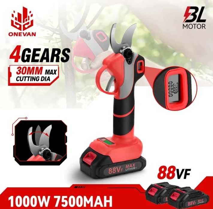 Foarfeca electrica pentru taiat pomi, vita de vie