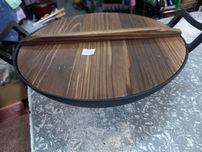 Wok fontă cu capac tradițional 37 cm x 10 cm