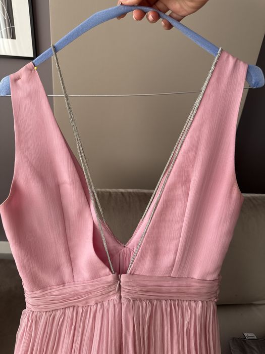 Rochie lunga eleganta, matase naturala Nissa