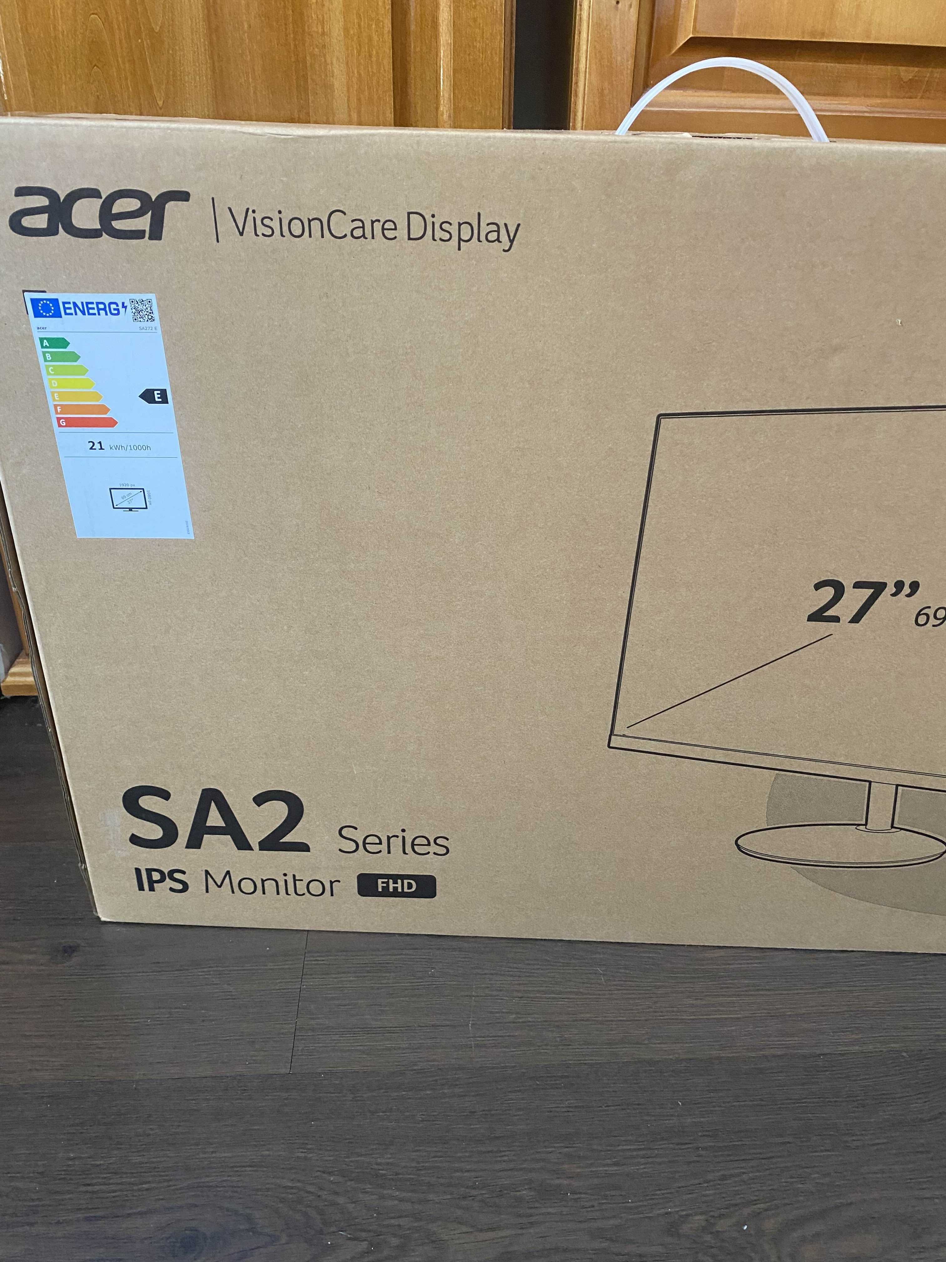 Acer SA272Ebi – 27" IPS, 100 Hz, Full HD, матов екран