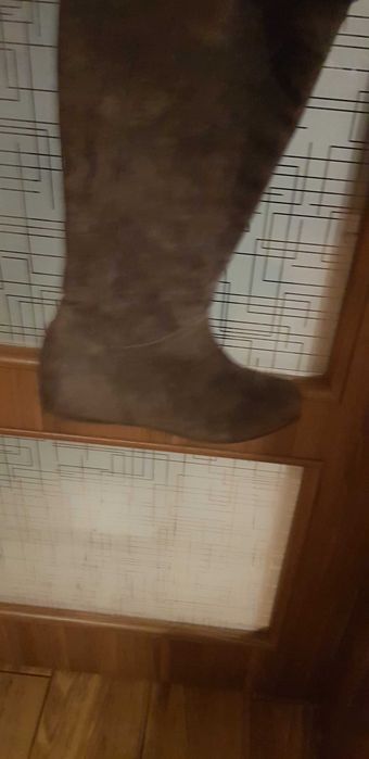 cizme de piele intoarsa fina