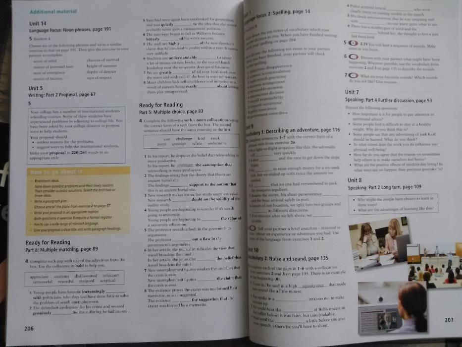 Учебник и тетрадка по англ.език за 10 клас