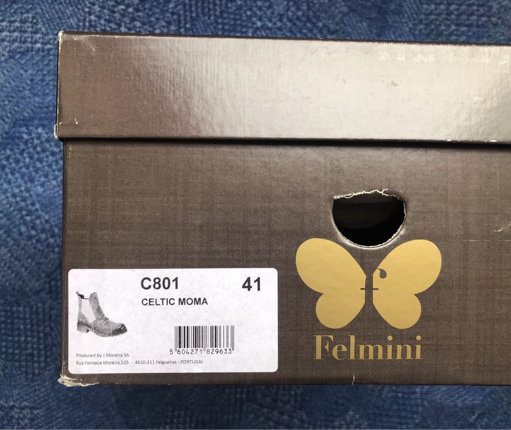 НОВИ Felmini Chelsea Boots ОРИГИНАЛНИ дамски боти/челси - 41/26см