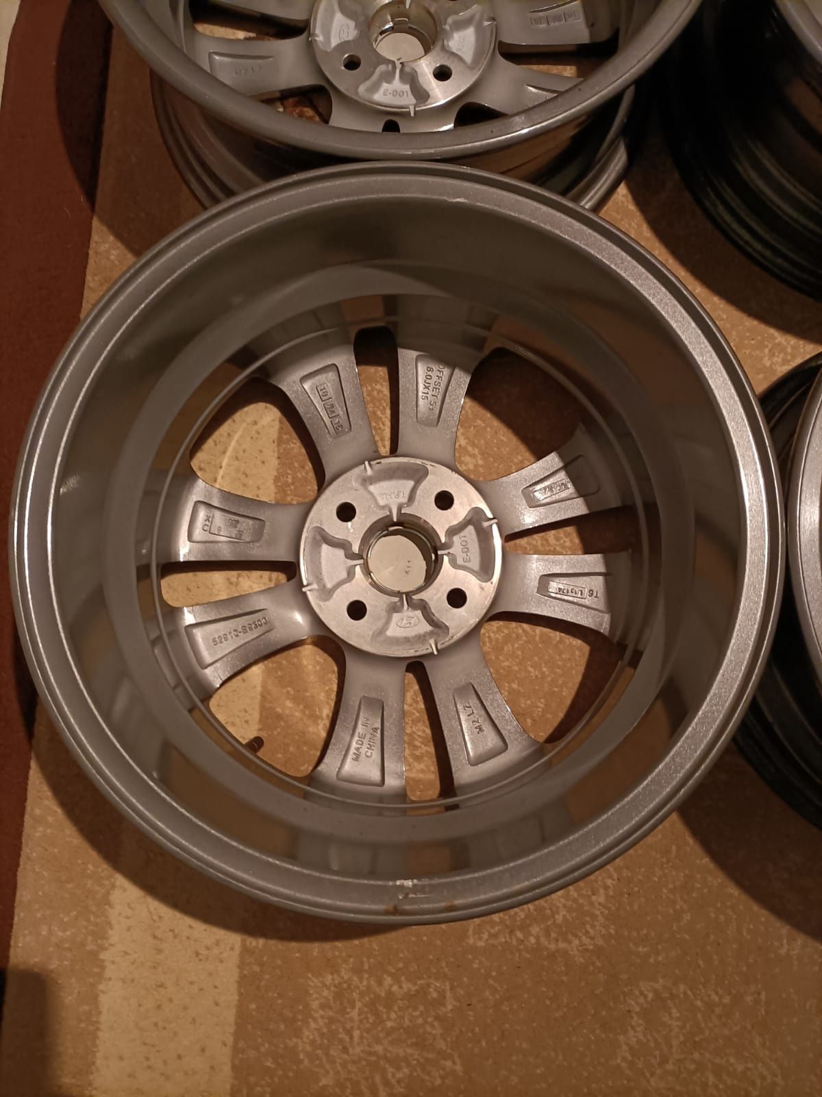 Jante Hyundai 15 4x100 6.0Jx15 OFFSET 53 cu senzori de presiune