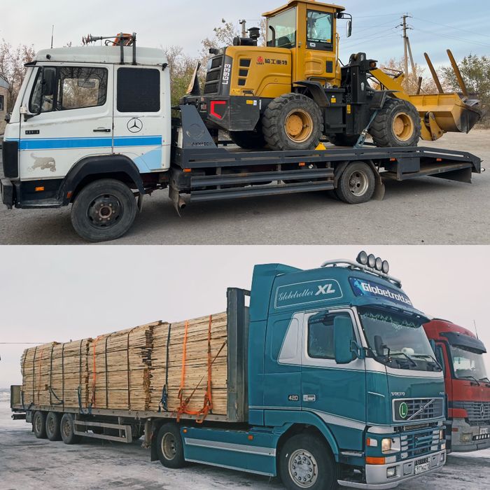 Грузоперевозки шаланда эвакуатор полуприцеп длинномер камазы