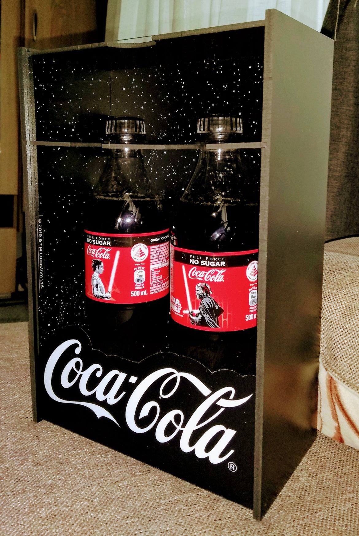 Colecție, sticle de colecție Coca-Cola, Star Wars 2020 iluminate!