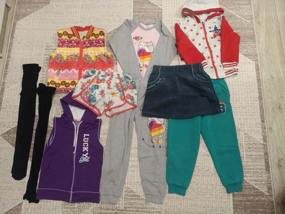 Вещи на девочку рост 110-116 см.
