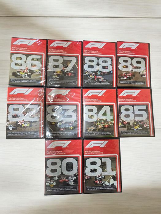 F1 1980 - 89 (10 DVD) десет DVD диска на формула едно
Включваща сезон