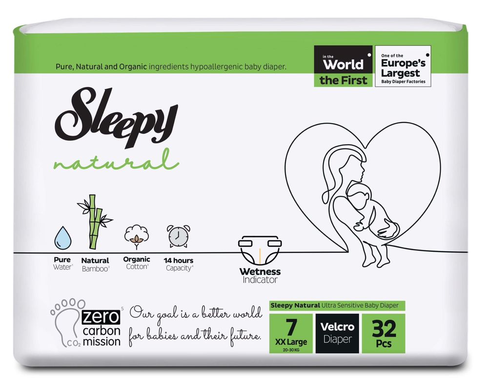 Подгузник Sleepy Natural #7