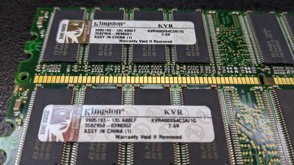 RAM памет 2x 1GB DDR400