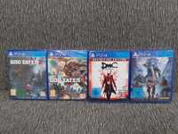God Eater 2 ,3 , Devil may Cry DMC definitive ,5 PS4