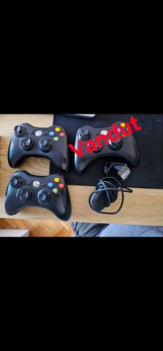 Controller xbox 360 și adaptor PC
