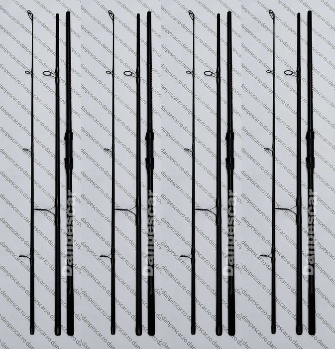 SET 4 Lansete 3,30m KOMODO  3,75LBS SI 4 Mulinete WIND BLADE MA6000