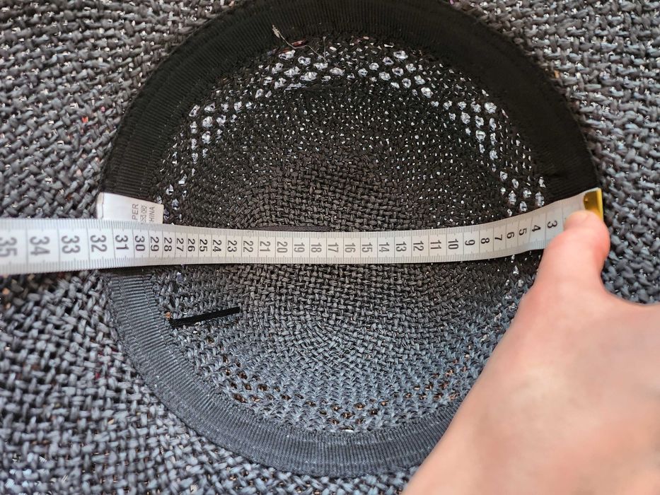 Palarie noua neagra de dama cu funda