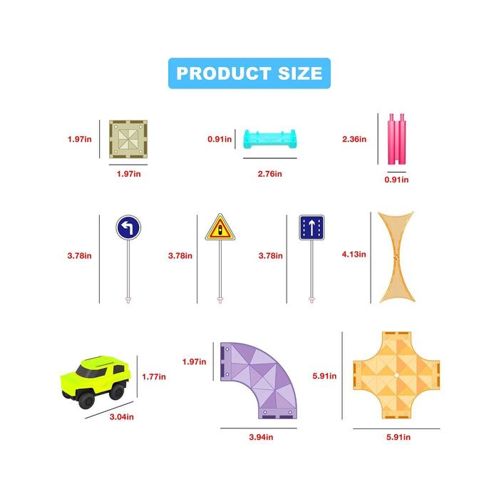 Mагнитен конструктор състезателна писта