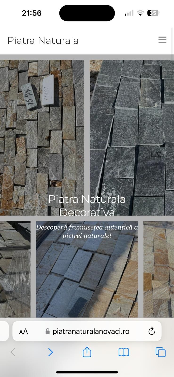 Piatră naturală de placat