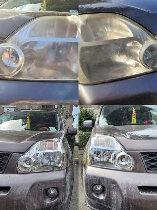 polish faruri + detailing interior