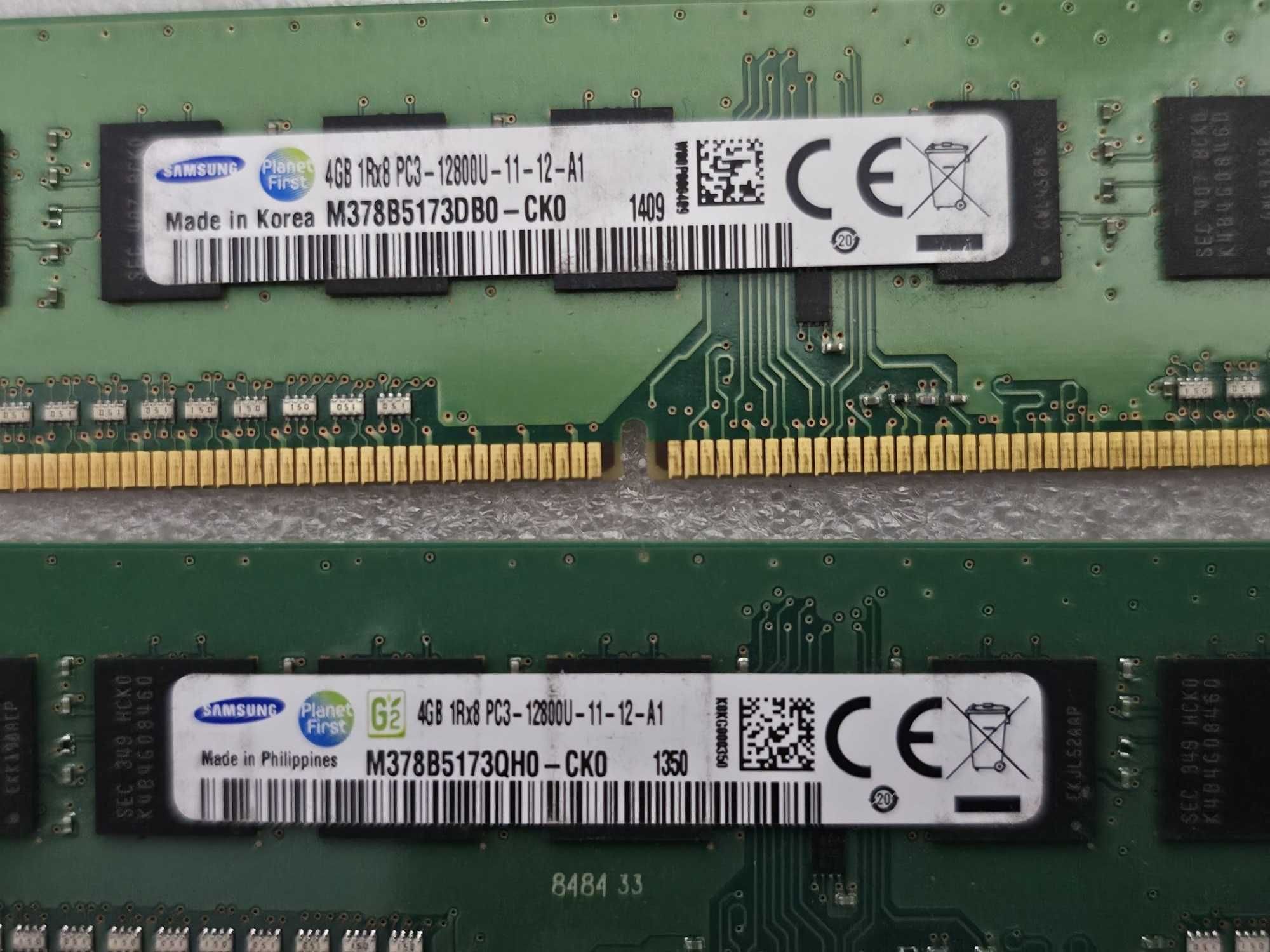 Memorie RAM Samsung 4GB PC3-12800 DDR3-1600MHz non-ECC Unbuffered