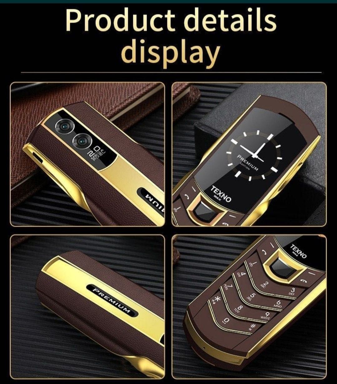 Texno Max Vertu P10 Premium Dualsim | Yangi | Garantiya | Uzimei