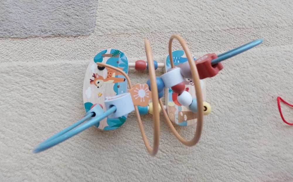 Jucarie bebe Smiki, Animale de padure, labirint intortocheat