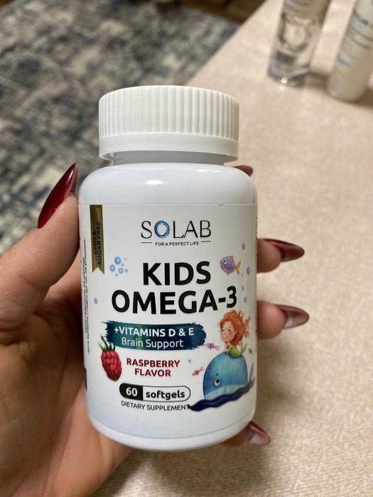 Omega-3 Kids (фирма Solab) для детей с 3х лет