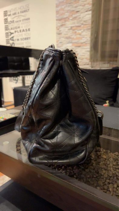 Черна чанта Зара