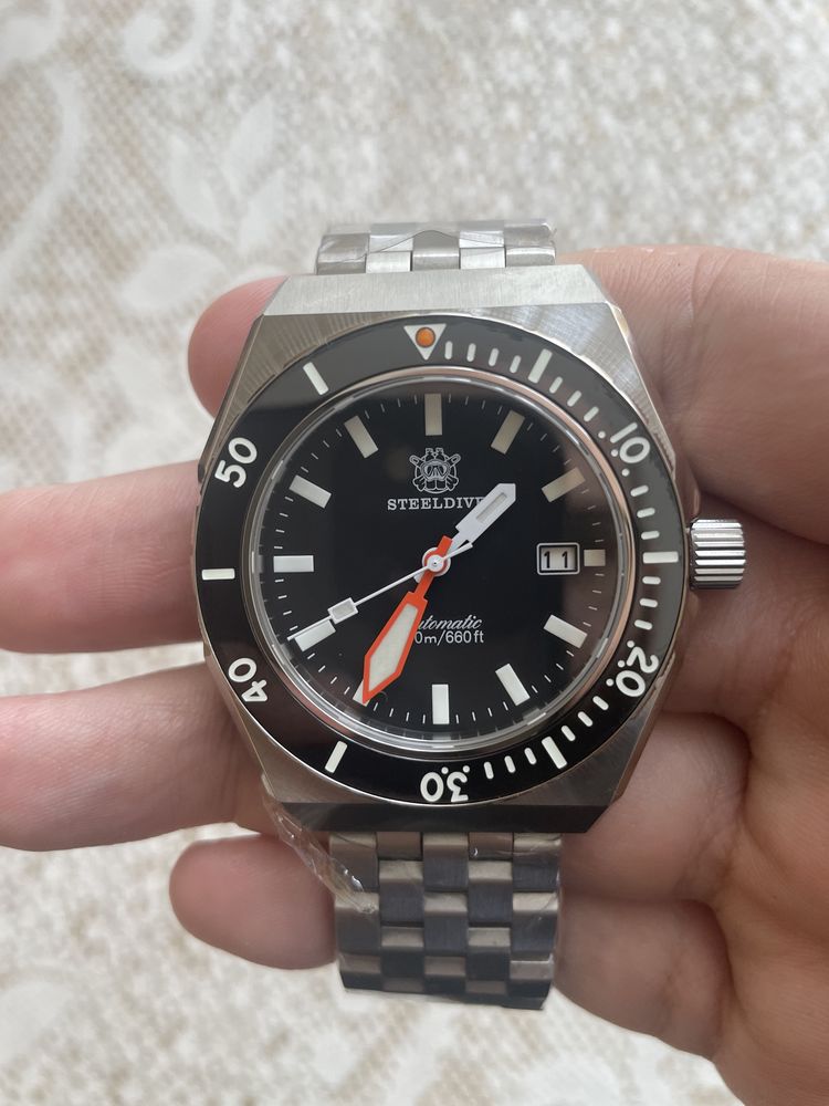 Чисто нов автоматичен часовник STEELDIVE SD1963 42MM