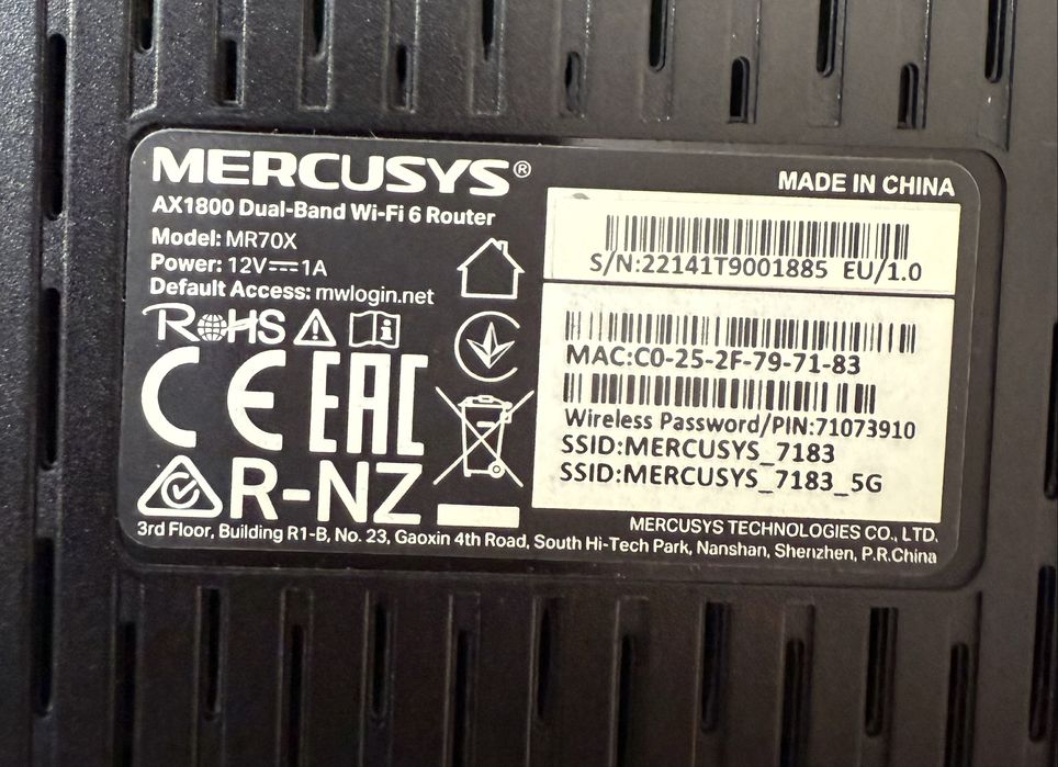 Wi fi router, mesh xiaomi, mercusys вай фай роутерла сотилади