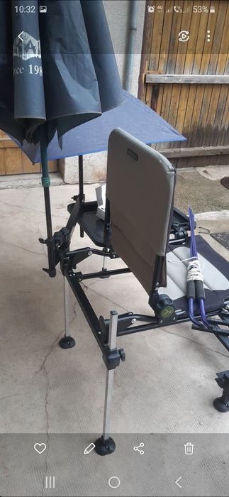 Scaun, platformă și accesorii pescuit