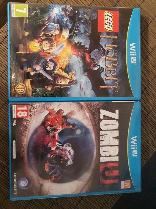 Vând jocurile WII U Zombie U și The Hobbit