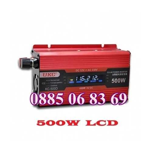 Инвертор с Дисплей 12V-220V, 500W, 1000W, 2000W, преобразувател