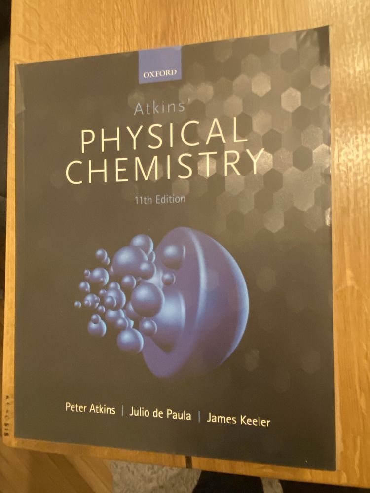 Physical Chemistry curs Oxford manual carte chimie fizica Atkins