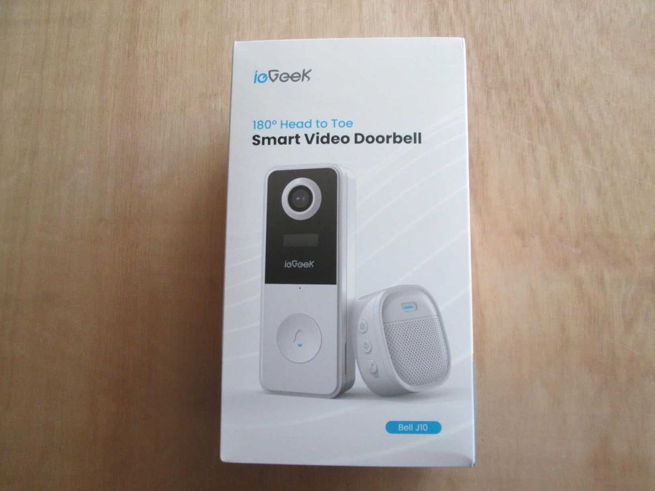 ieGeek безжичен видео звънец,AI детектор на движение,2.4GHz WiFi,Alexa