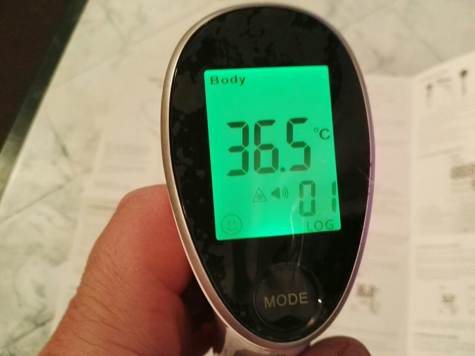 Безконтактен термометър, с LCD дисплей, 3 модела, инфраред термометър