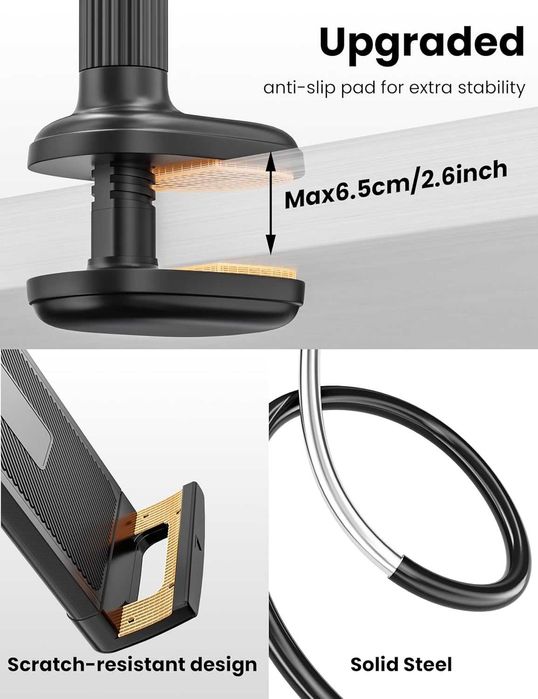 VOLTIFYMAX поставка за таблет с обръщач на страници Kindle, 4.7''-11''