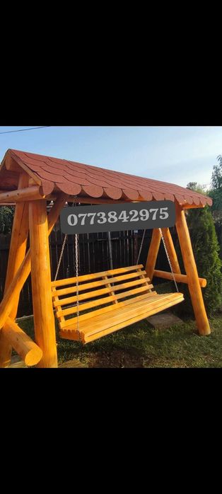 Leagăn gradina/ balansoar rustic