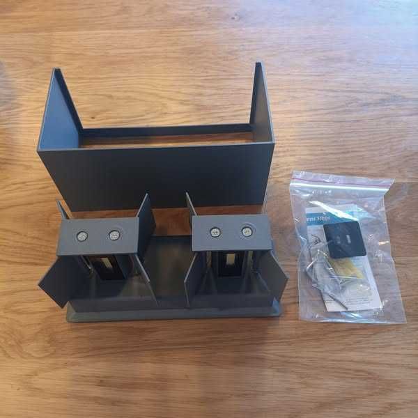 НОВА! LED Външна лампа с двойно осветяване, IP65, 24W бяла/сива