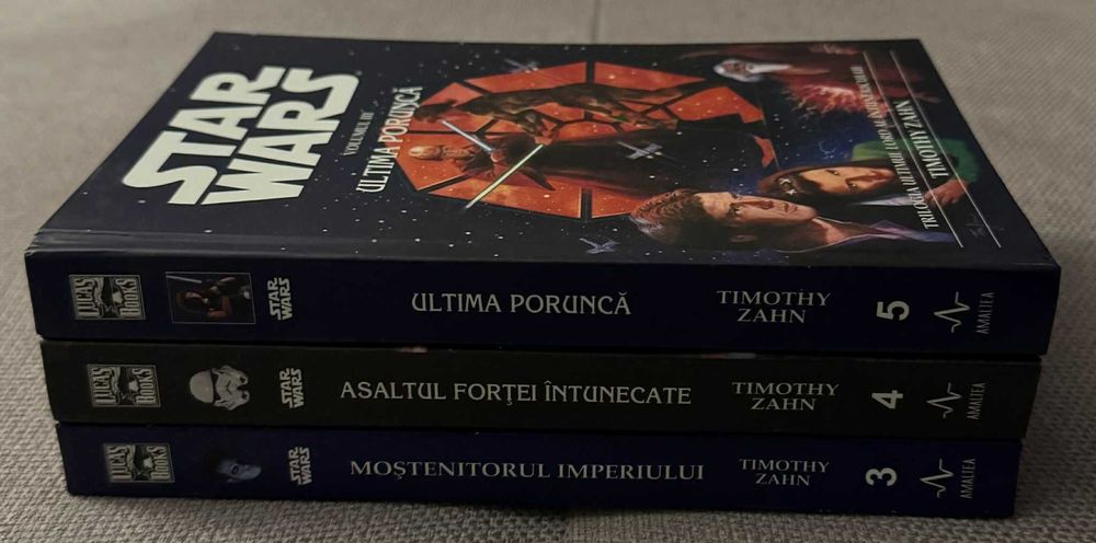 Timothy Zahn - Trilogia Ultimul Lord Al Intunericului (3 volume rare)