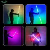 Детска играчка цветен светлинен лазерен меч Star Wars със звук