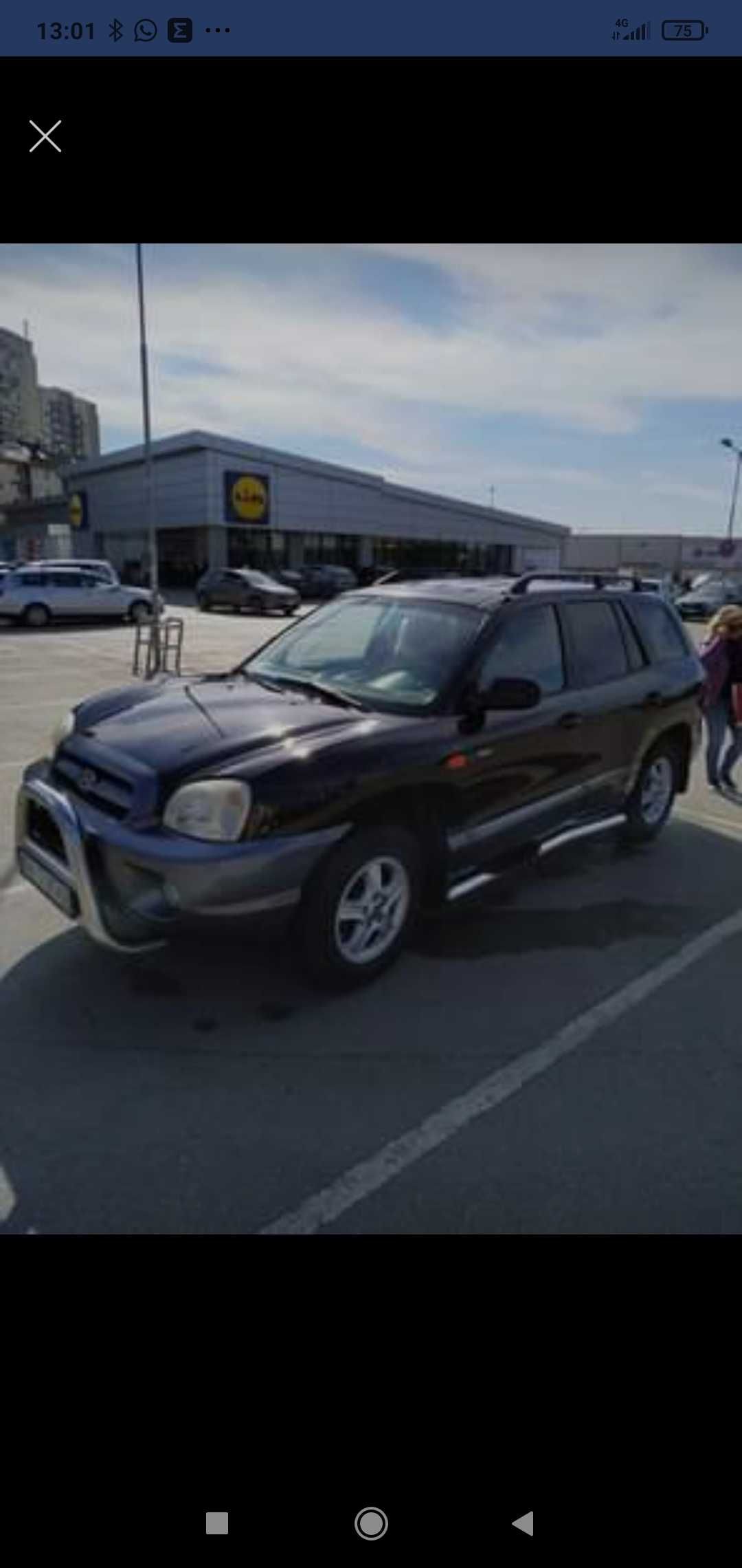 Хюндай Санта фе 1 автоматик 2004г 4х4 2.0 CRDI/125кс