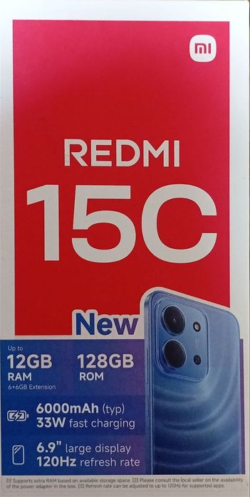 Redmiy 15c sotiladi holati zoʻr 15kun ishlatilgan karobka dakementi bo