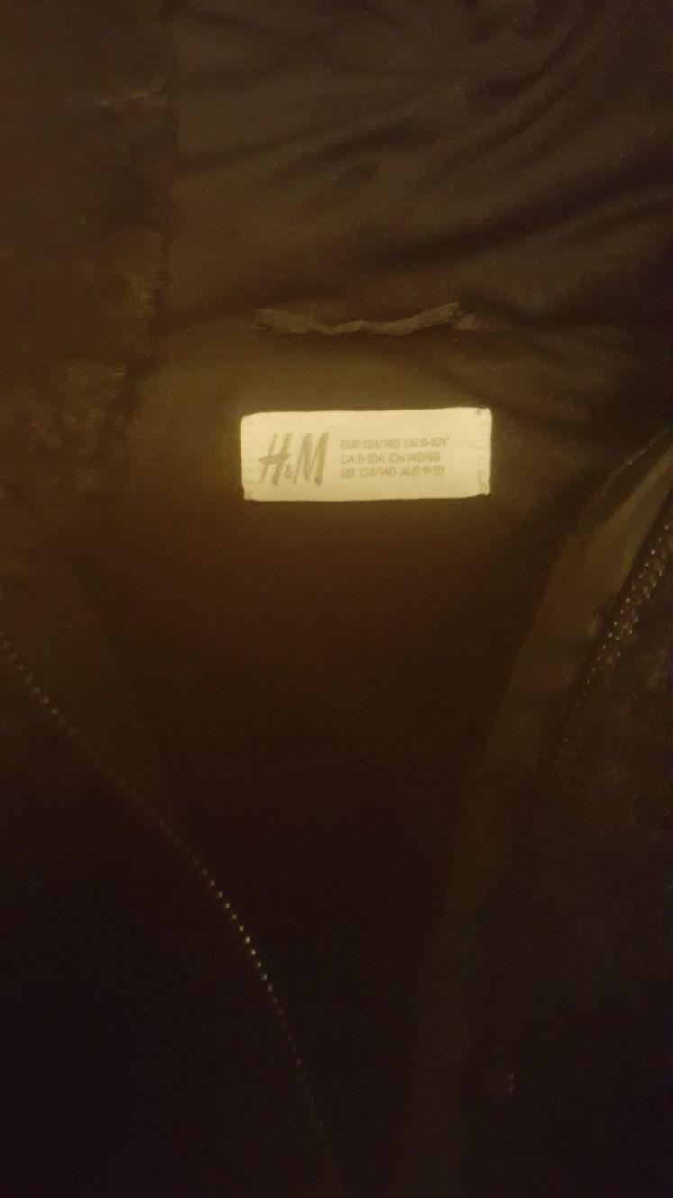 Късо пухкаво яке H&M за момиче 9-10